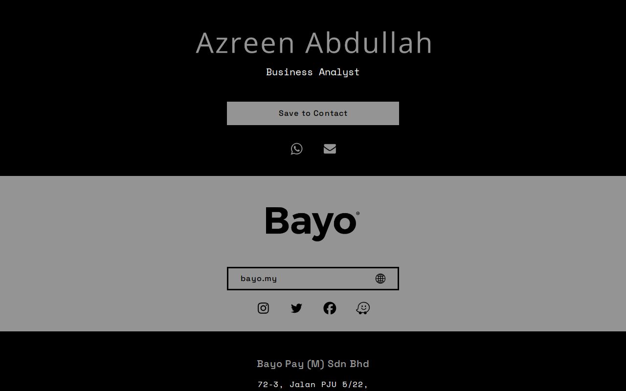 Azreen Abdullah (Bayo Pay)